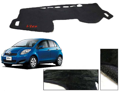 Toyota Vitz 2012 Non Slip Velvet Dashboard Cover - ShedAutos.PK