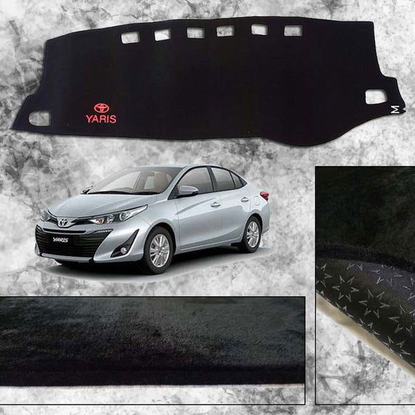 Toyota Yaris Non Slip Velvet Dashboard Cover - ShedAutos.PK