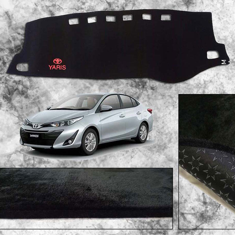 Toyota Yaris Non Slip Velvet Dashboard Cover - ShedAutos.PK
