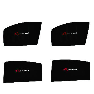 Kia Sportage Sun Shades with Logo Model 2019-2022 - ShedAutos.PK