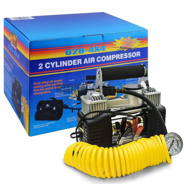 Portable Heavy Duty 2 Cylinder Air Compressor - ShedAutos.PK