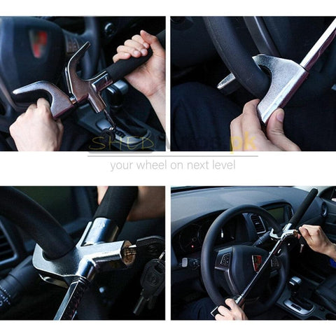 Car Anti Theft Steering Wheel Lock - X1 - ShedAutos.PK