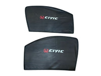 Honda Civic Side Windows Sun Shades with Logo 4pcs – Model 2017-2021 - ShedAutos.PK thumbnail 3