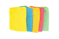 Pack of 5 Ultra Soft Microfiber Towels 30cm x 40cm Assorted Colors - ShedAutos.PK thumbnail 4