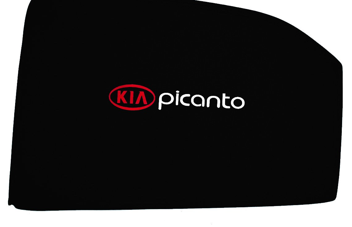 Kia Picanto Sun Shades with Logo – Model 2019-2022 - ShedAutos.PK