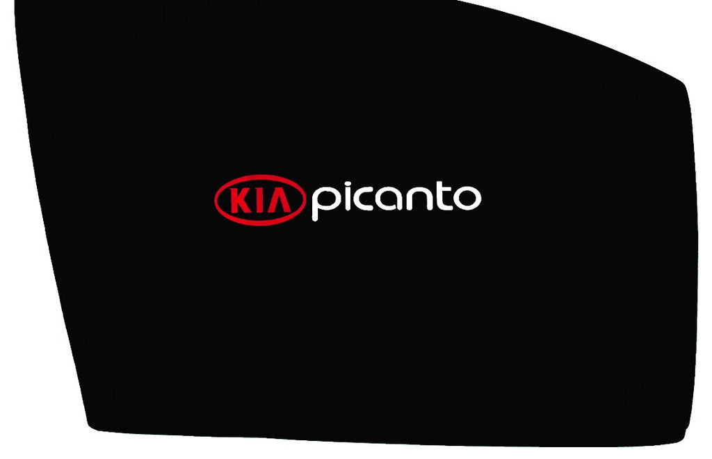 Kia Picanto Sun Shades with Logo Model 20192022 ShedAutos.PK