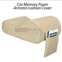 Car PU Memory Foam Armrest Console Cushion Cover thumbnail 3
