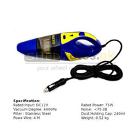 MAXXIS CAR VACUUM CLEANER-V90 12V - ShedAutos.PK thumbnail 2